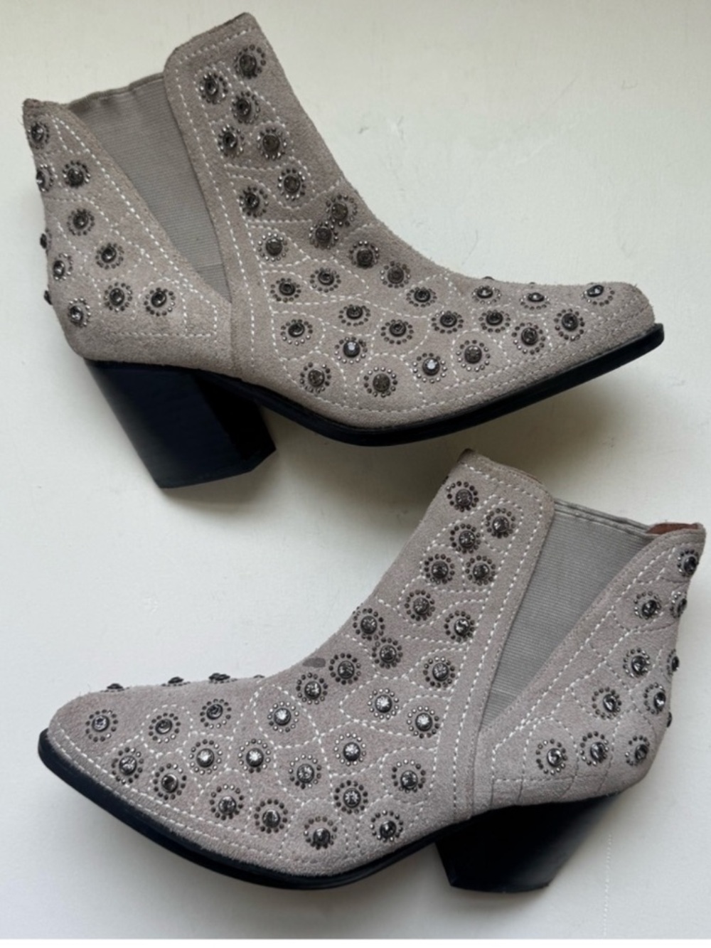 Jeffrey Campbell X Free People After Dark Suede Ankle Boots
